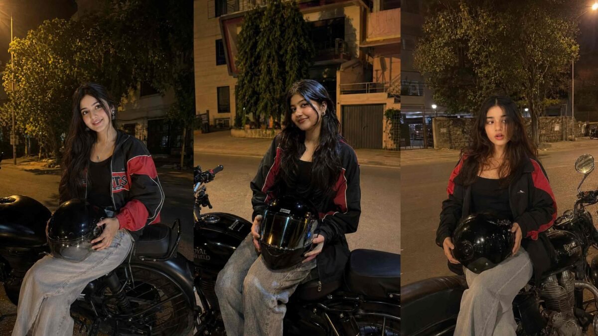 Night Bike Girl AI Photo Editing Prompt 2026 | Preset Haryana